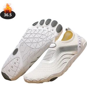 Bovista Waterschoenen Voor Kinderen & Volwassenen - Aqua Shoes - Aquaschoenen - Afzwemschoenen - Zwemles Schoenen - Wit - 36.5