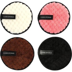 Make up remover pad | Herbruikbaar | Wit |  ⌀ 12 cm.