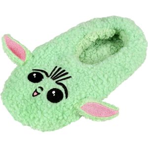 Star Wars Baby Yoda Damesslip-on pantoffels, warm, antislip OEKO-TEX