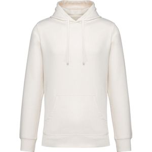 Native Spirit Ecologische uniseks sweater met capuchon en afhangende mouwen in geborsteld fleece NS436 - Ivory - XXL