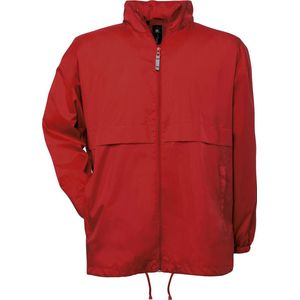 Windjas 'Air Men Windbreaker' B&C Collectie maat XXL Rood