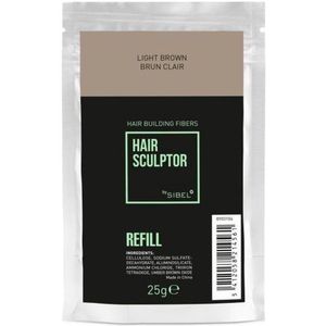 Hair Sculptor Hair Building Fibers Refill -Lichtbruin