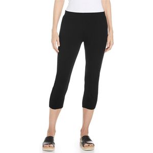 Coolibar - UV-capri voor dames - Zwart - maat L