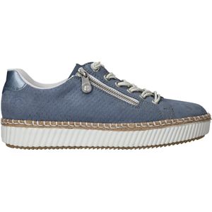 Rieker - Veterschoenen Laag - Blauw - Casual Schoenen