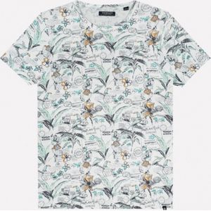 Dstrezzed T-shirt Ronde Hals Print Wit (202640 - 100)