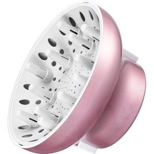 DailySupplies® Diffuser Opzetstuk - Krulborstel voor Fohn Universeel - Multistyler - Rozegoud