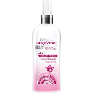 Gerovital Bi-fase micellair water Hyaluronzuur & Wilderozenzaadolie, Waterproof Makeup Remover - H3 Perfect Look - 150ml- airless - Dermatologisch getest