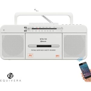 Equivera Cassette Speler - Cassette - Cassettespeler - Cassettebandjes - Cassetterecorder