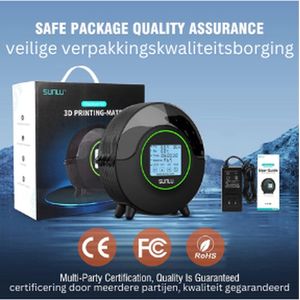 QPFO® 3D Printer Filament Droger – Sneldrogend – 360° Verwarming – Ingebouwde Ventilator – Touchscreen Display – Geschikt voor FDM Filament