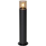 QAZQA odense - Moderne Staande Buitenlamp | Staande Lamp voor buiten - 1 lichts - H 50 cm - Grijs - Buitenverlichting