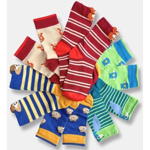 Woody sokken 6-pack - kat/pony/duif - 252-10-SOL-I/999 - maat 39-42