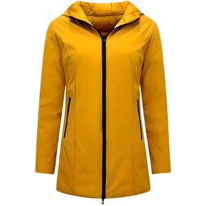 Gentile Bellini - Lange Gewatteerde Jas - Geel - Puffer Jacket