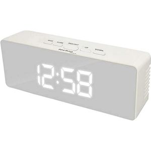 Wecker mit Spiegel-Display und Innentemperaturanzeige