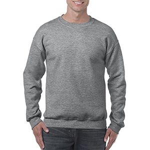 Gildan Zware Blend Unisex Adult Crewneck Sweatshirt voor volwassenen (Grafiet Heide)