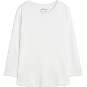 ECOALFvoor vrouwen. MCWGATSBEJA00824W24-299 T-shirt Beja grijs (XS), Casual, Lange mouwen, Biologisch katoen, Duurzaam