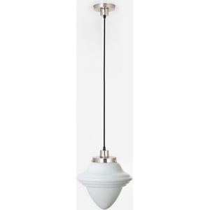Art Deco Trade - Hanglamp aan snoer Acorn Large 20's Matnikkel