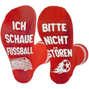 Grappige voetbalsokken voor voetbalfans - Perfect cadeau voor mannen en jongens
