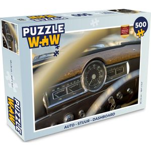 Puzzel Auto - Stuur - Dashboard - Legpuzzel - Puzzel 500 stukjes