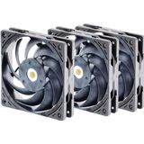Scythe - Grand Tornado GT1225FD30X3 - Casefans - Zwart - 120mm - Set van 3