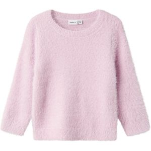 Name it Meisjes Pull fluffy licht roos - NMFTALLIE - Maat 92