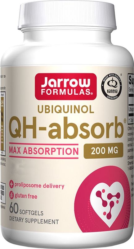 Jarrow Formulas - QH-Absorb - 200mg - 60 Softgels - Ubiquinol