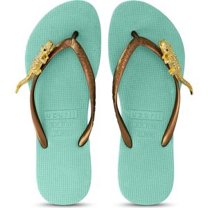 Uzurii Gold Crocodile Switch - Mintgroen