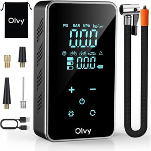 Olvy - Bandenpomp - Digitaal - Draagbaar - Compact