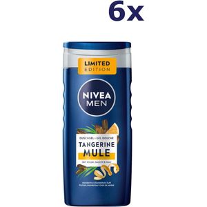 6x Nivea douchegel Men 250ml Tangerine Mule