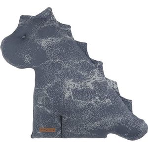 Baby's Only knuffel dinosaurus Marble - Knuffeldier - Baby knuffel - Decoratie kussen - Granit/Grijs - 40 cm - Baby cadeau