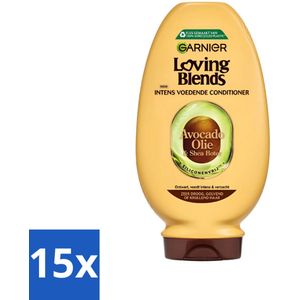 Garnier Loving Blends Avocado Olie en Shea Boter Conditioner 250 ml - Bulkverpakking - 15 stuks