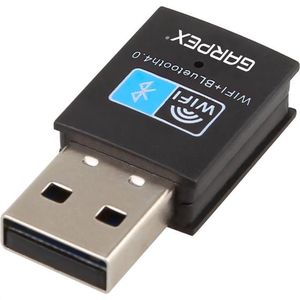 Garpex® Draadloze USB WiFi Bluetooth Adapter - USB2.0 - BT4.0