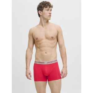 Jack&Jones Heren Jacjadon Solid Trunks 10-Pack Zwart/Rood/Grijs