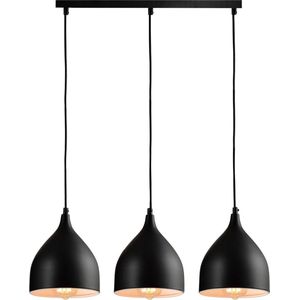 QUVIO Hanglamp 3-lichts Zwart - QUV5061L-BLACK