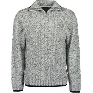 Blue seven heren - Trui 376442 navy/grijs schipperstrui maat XXL