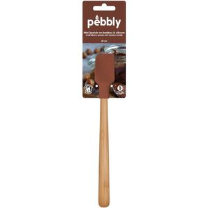 Mini Spatel, Bamboe, 21 cm - Pebbly