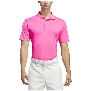 Adidas Performance Korte Mouw Poloshirt Roze S Man