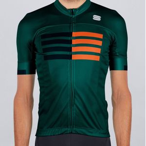 Sportful Wire Fietsshirt Heren - Groen - Maat XXL