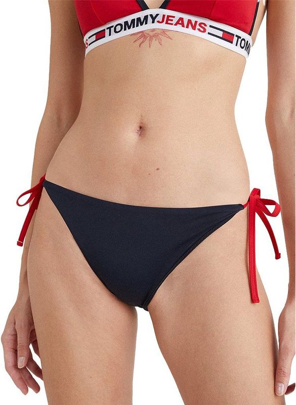 Tommy Hilfiger Strik Bikinibroekje Donkerblauw