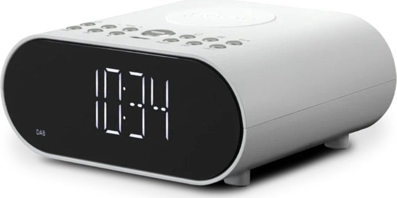 Roberts Radio Ortus DAB Charge Klok Analoog & digitaal Wit
