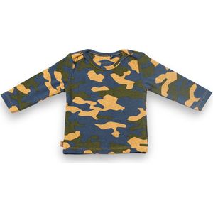 Frogs and Dogs - Shirt uflage Mini - Camouflage - Maat 92 - Jongens
