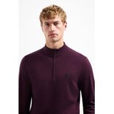 Schipperstruien - Melange Trui - Halve Rits