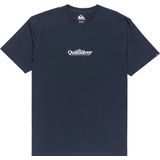 QUIKSILVER - Fineline - T-shirt - Marineblauw - Katoen