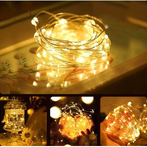 Homezie Fairy Lights - 20 meter - 200 Leds - USB - Voor binnen & buiten - Lampjes Slinger - Lichtsnoer Binnen & buiten - Kerstverlichting