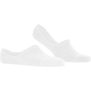 Burlington Athleisure onzichtbare antislip kousenvoetjes nylon footies dames wit - Maat 39-42