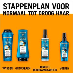 Gliss - Hair Repair - Conditioner Aqua Revive voor Hydraterend en Fris Haar - 200 ml - 1 stuk