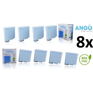 8 x ANGO waterfilter filter voor Saeco & Philips AquaClean koffiemachine CA6707, CA6903, CA6903/00, CA6903/01, CA6903/10, CA6903/99. Incanto Serie™, Intelia Deluxe Serie™, PicoBaristo Serie™, GranBaristo Serie™, Exprelia Serie™, Xelsis Serie™ en meer