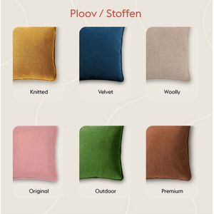 Stoov Warmtekussen | Ploov Graphite | Duurzaam & Draadloos | Infrarood warmtekussen | 45x60 cm | Plus batterij