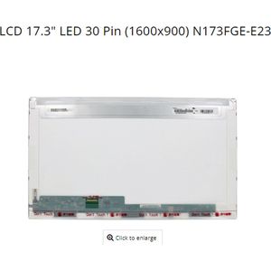 Laptop LCD Scherm - LCD 17.3"" LED 30 Pin (1600x900) N173FGE-E23 Glossy - Origineel - laptop beeldscherm vervangen - Pros Only!