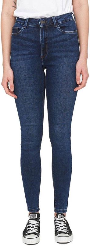 Noisy May Callie Chic High Waist Vi072db Bg Spijkerbroek Blauw 25 / 30 Vrouw