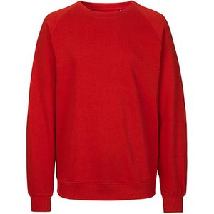 Neutral - Unisex Sweatshirt - Red - 100% Biologisch Katoen maat 3XL
